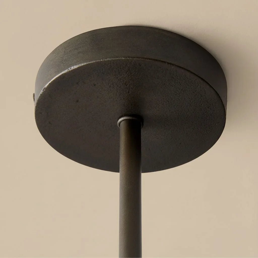 Black Cast Aluminum Dome Pendant Light for Kitchen Dining Room Entryway Island - Image 9