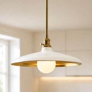 Farmhouse Metal Pole Pendant Light for Kitchen Dining Room Restaurant Island