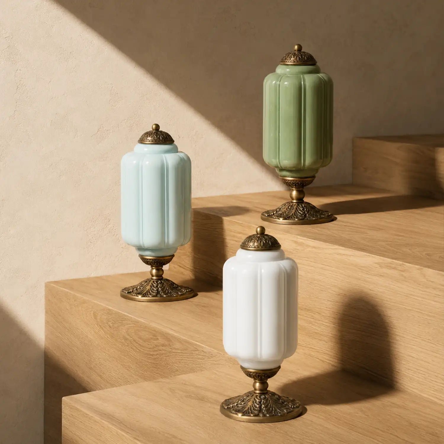 French Retro Cream Textured Glass Table Lamp for Bedroom Living Room Bedside Office - Image 18