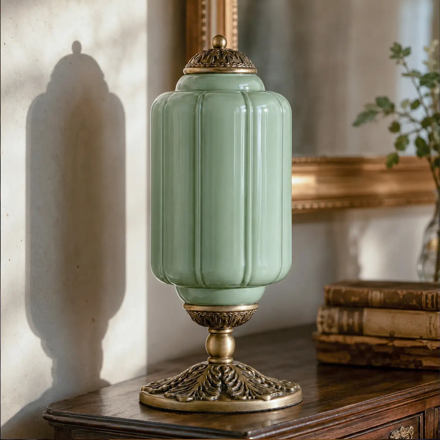 French Retro Cream Textured Glass Table Lamp for Bedroom Living Room Bedside Office - Image 19