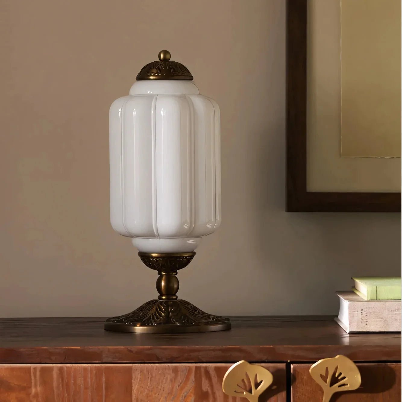 French Retro Cream Textured Glass Table Lamp for Bedroom Living Room Bedside Office - Image 29