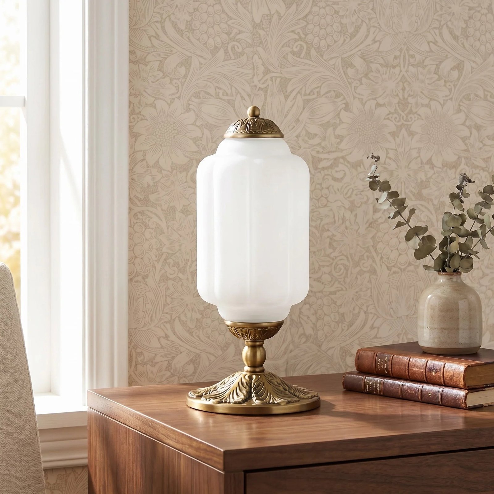 French Retro Cream Textured Glass Table Lamp for Bedroom Living Room Bedside Office - Image 47