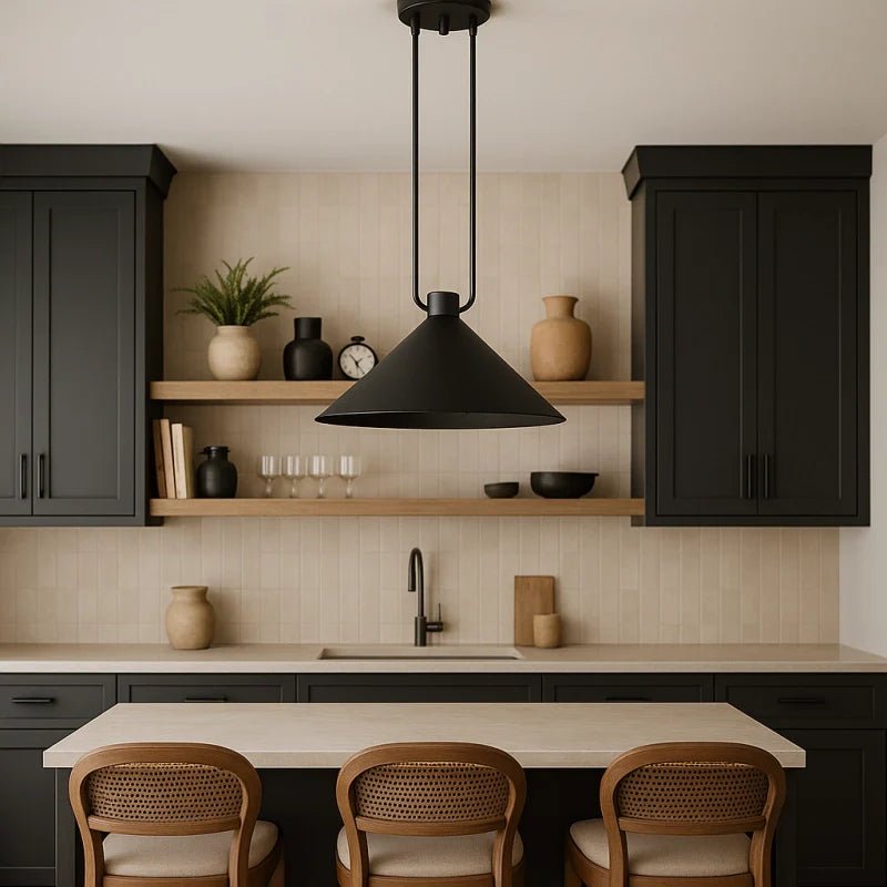 Industrial Metal Cone Pendant Light with Antique Bronze Finish for Kitchen Dining Room Island - Image 16