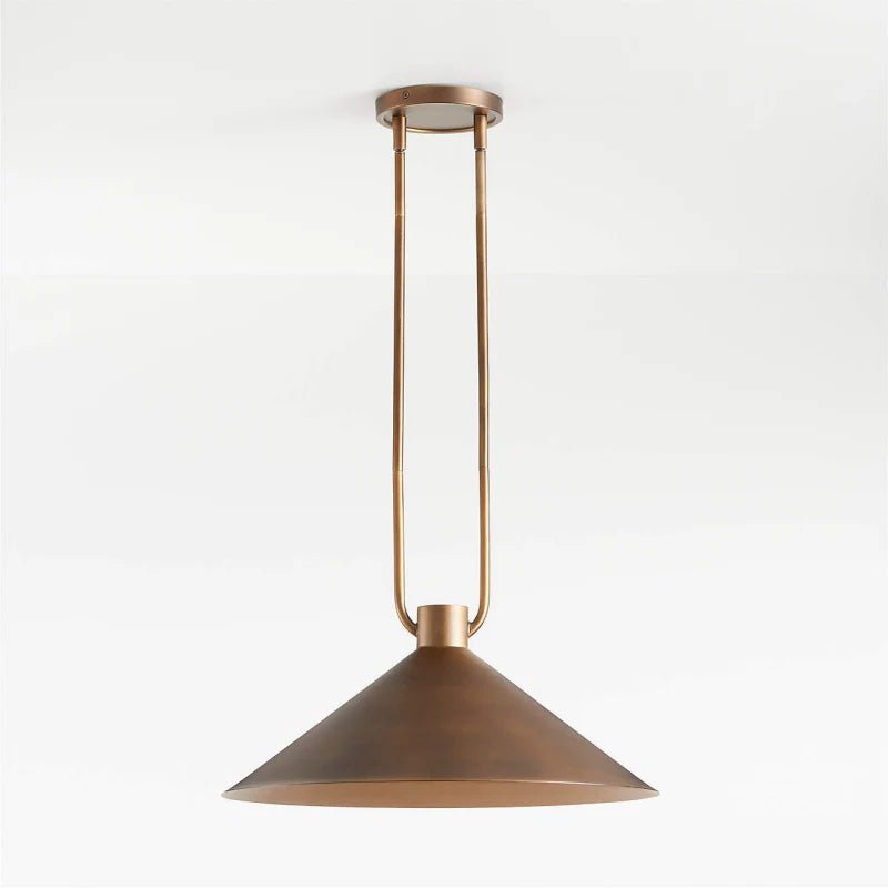 Industrial Metal Cone Pendant Light with Antique Bronze Finish for Kitchen Dining Room Island - Image 18