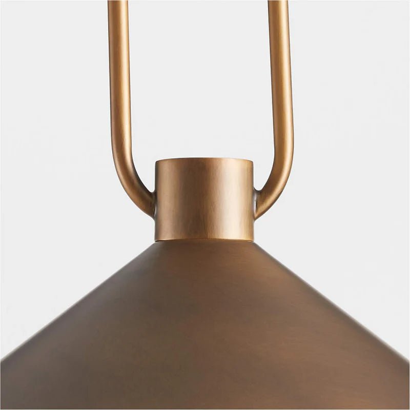 Industrial Metal Cone Pendant Light with Antique Bronze Finish for Kitchen Dining Room Island - Image 22