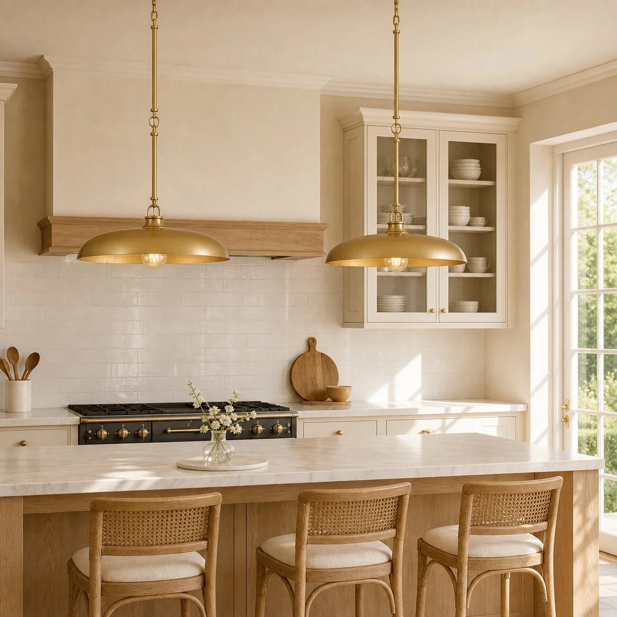 Modern Industrial Disc Metal Pendant Light for Kitchen Island Dining Room Café - Image 11