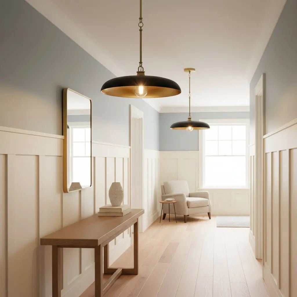 Modern Industrial Disc Metal Pendant Light for Kitchen Island Dining Room Café - Image 18