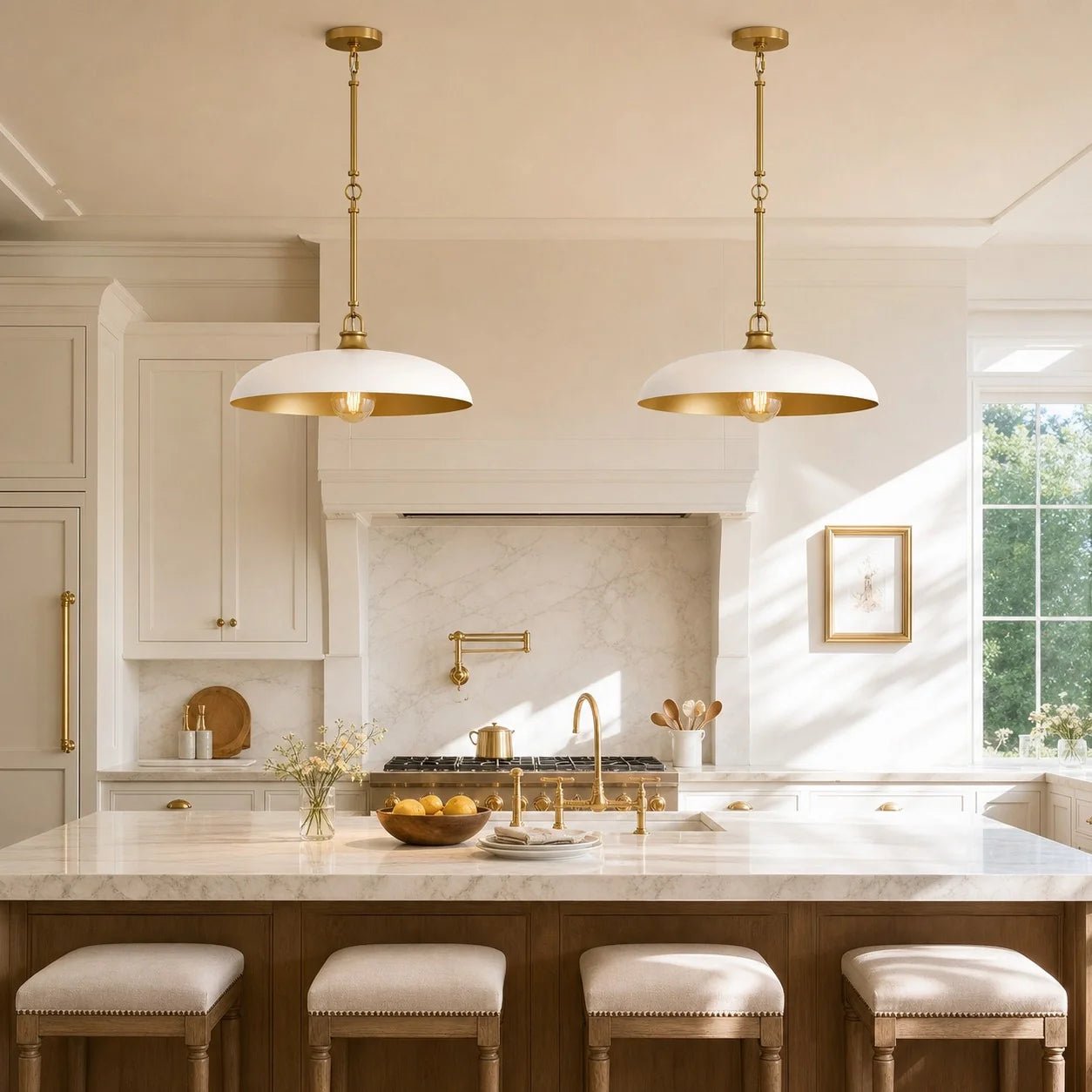 Modern Industrial Disc Metal Pendant Light for Kitchen Island Dining Room Café - Image 3