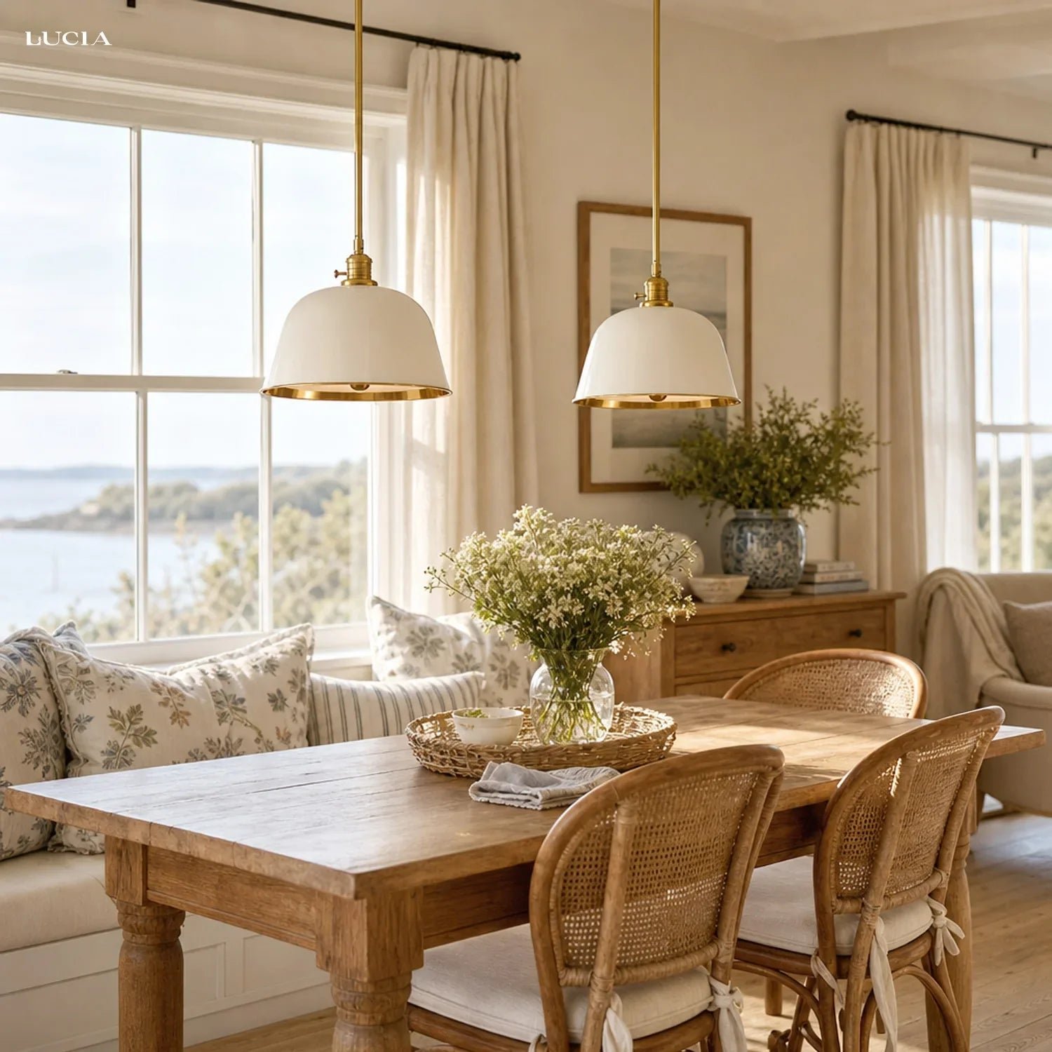 Modern Metal Bell Pendant Light for Kitchen Dining Room Farmhouse Workspace - Image 3