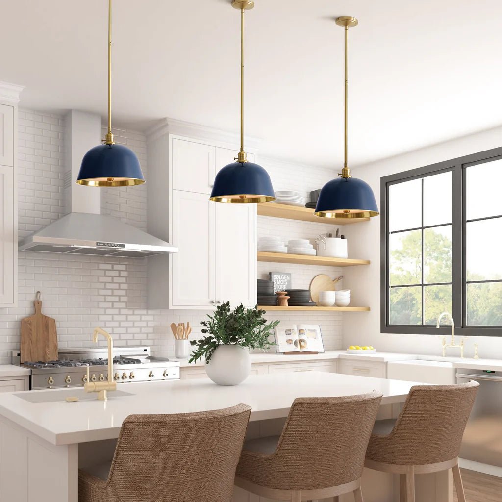 Modern Metal Bell Pendant Light for Kitchen Dining Room Farmhouse Workspace - Image 7