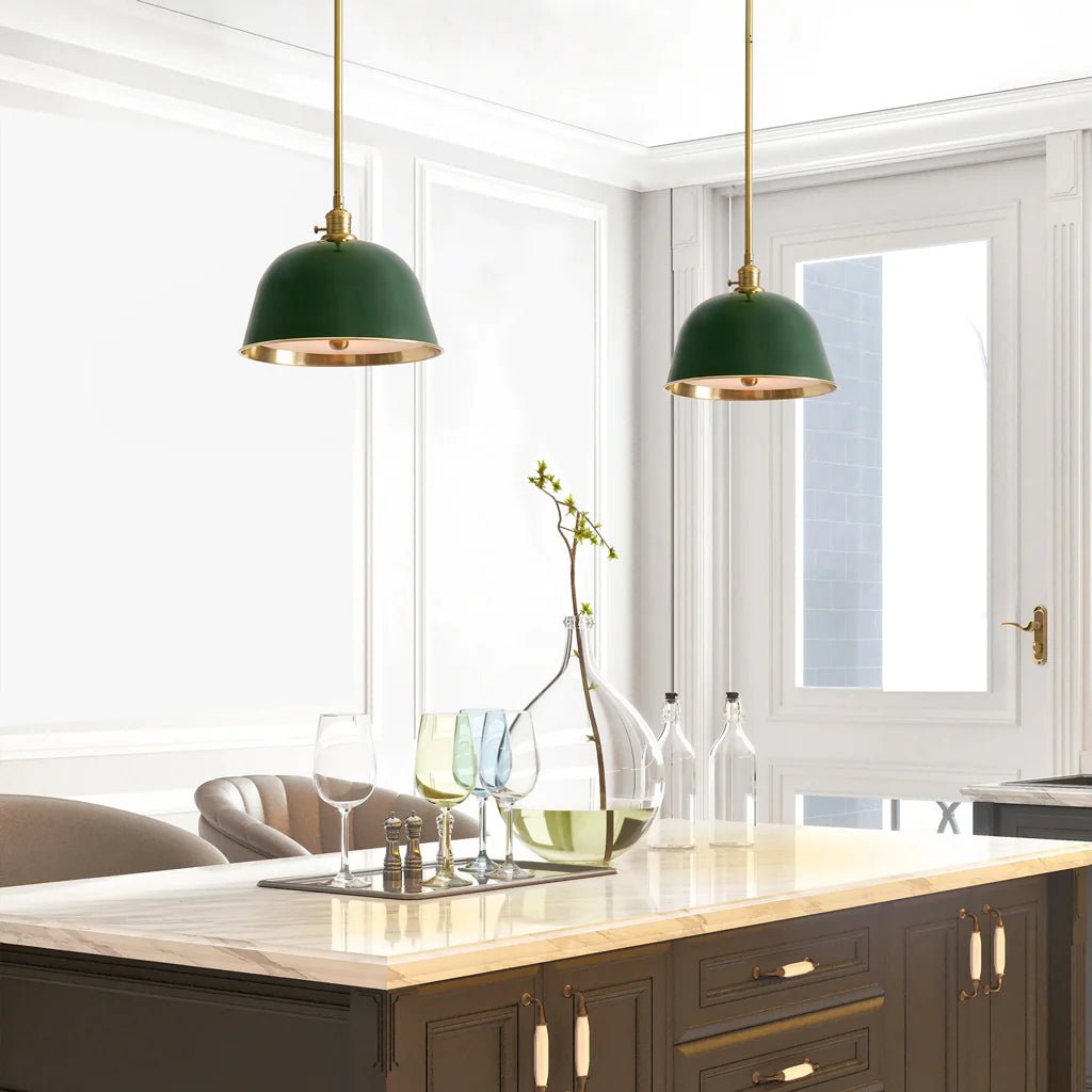 Modern Metal Bell Pendant Light for Kitchen Dining Room Farmhouse Workspace - Image 8