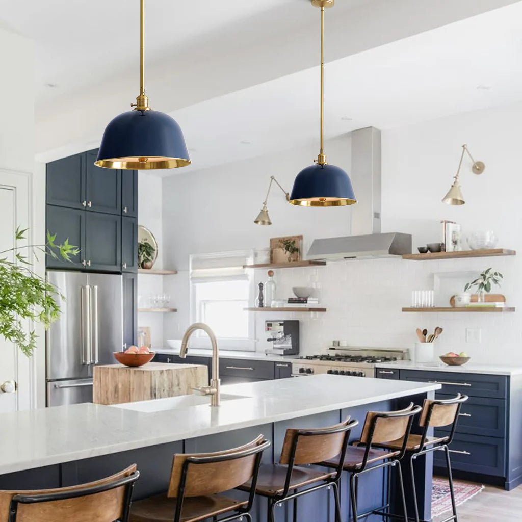 Modern Metal Bell Pendant Light for Kitchen Dining Room Farmhouse Workspace - Image 9
