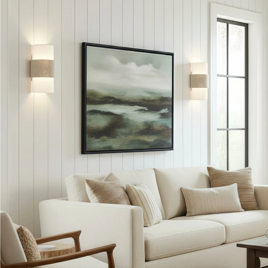 Nordic Minimalist Linen Cylindrical Wall Sconce for Bedroom Hallway Living Room - Image 10