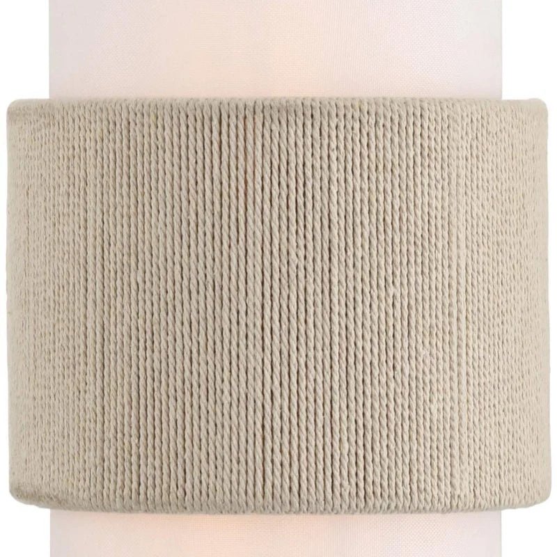 Nordic Minimalist Linen Cylindrical Wall Sconce for Bedroom Hallway Living Room - Image 12