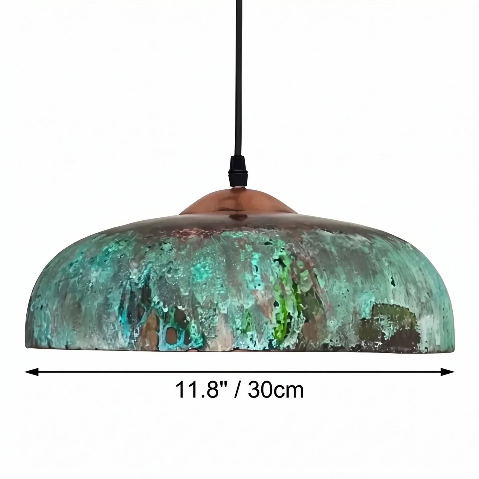 Rustic Vintage Metal Dome Pendant Light for Kitchen Dining Room Living Room Study - Image 10
