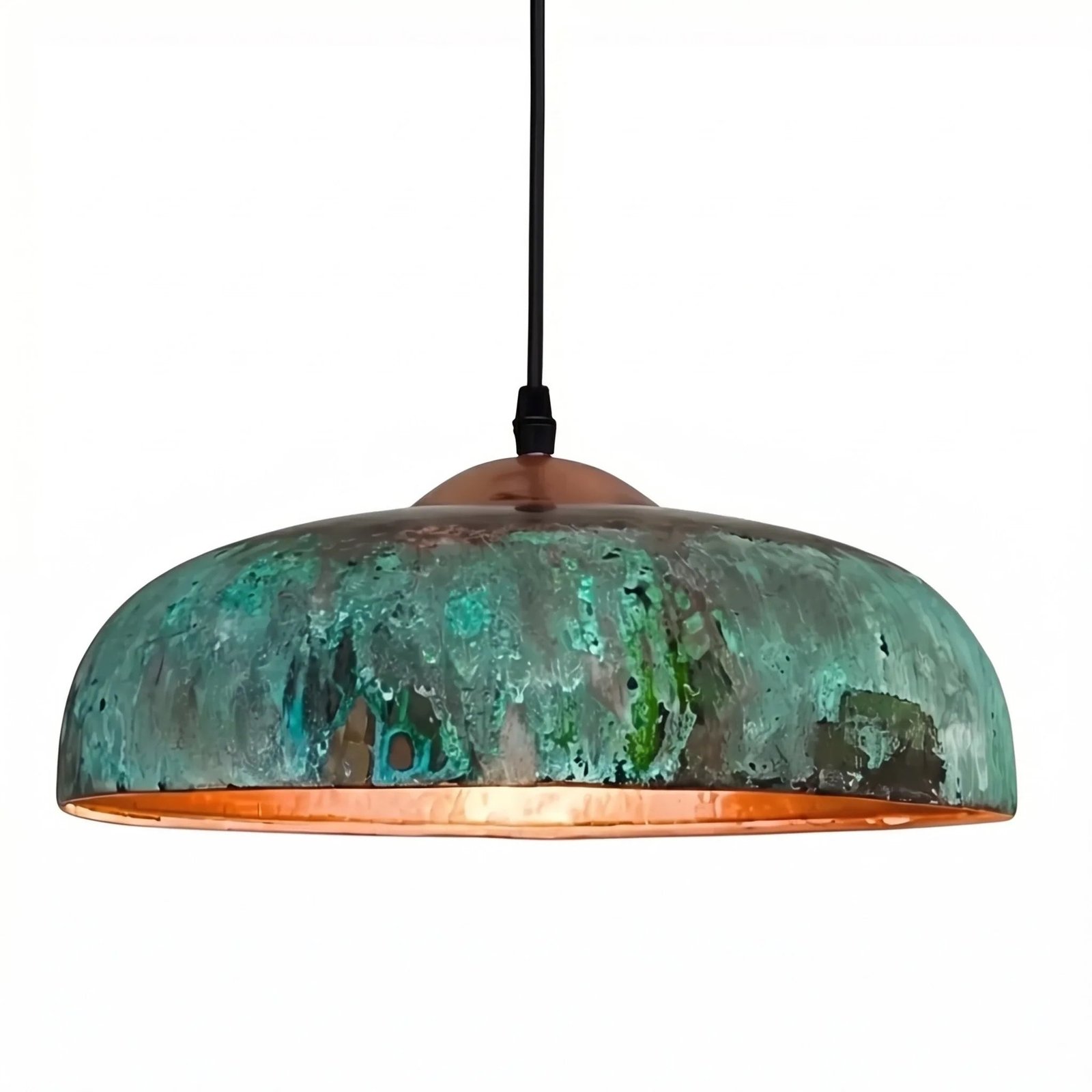Rustic Vintage Metal Dome Pendant Light for Kitchen Dining Room Living Room Study - Image 11