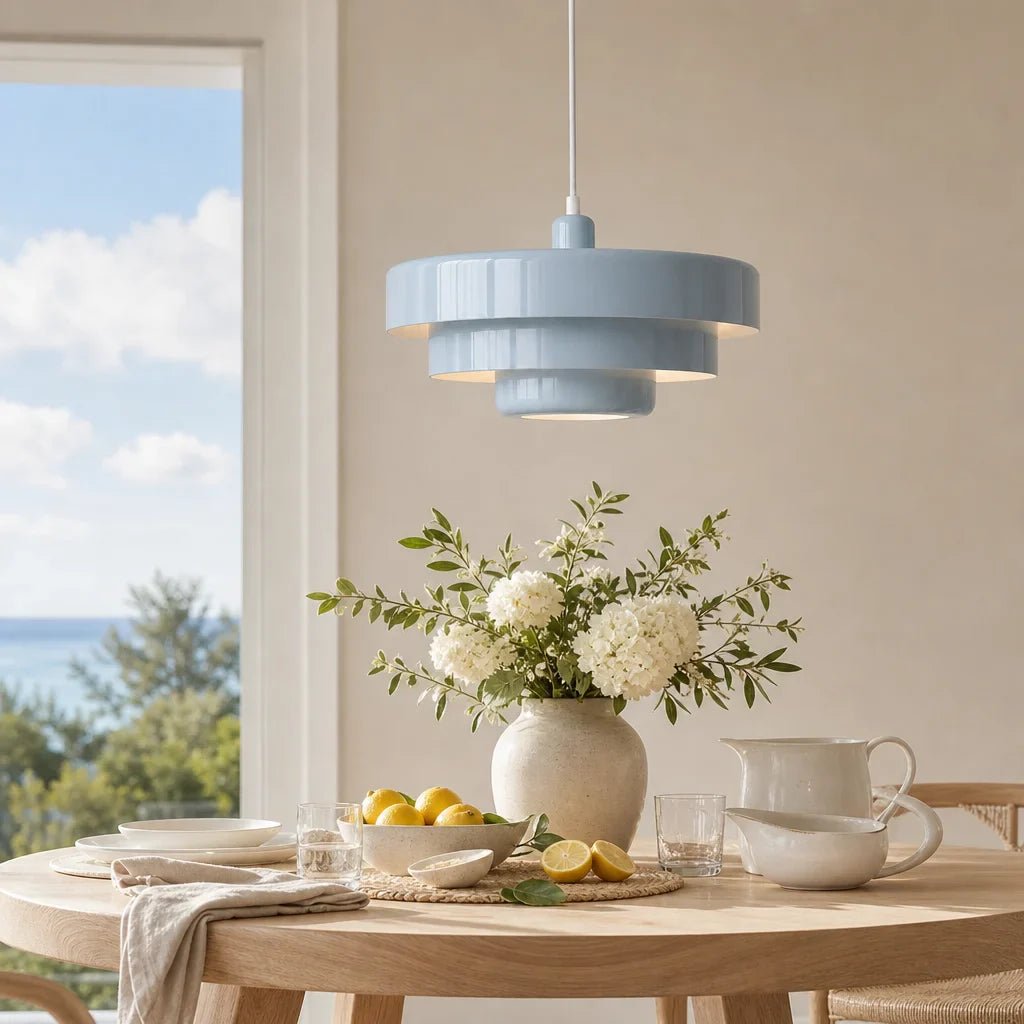 Scandinavian Triple Layer Disc Pendant Light for Kitchen Dining Room Studio - Image 13