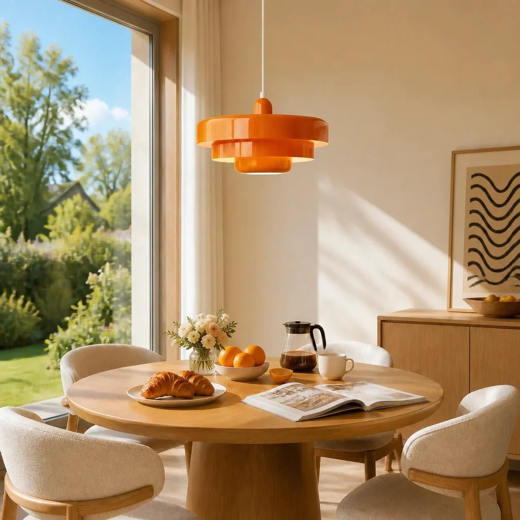 Scandinavian Triple Layer Disc Pendant Light for Kitchen Dining Room Studio - Image 16