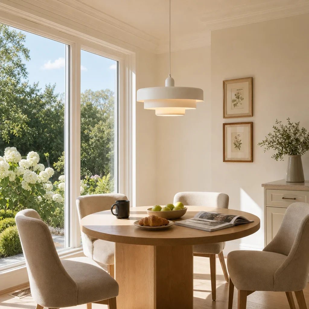 Scandinavian Triple Layer Disc Pendant Light for Kitchen Dining Room Studio - Image 18
