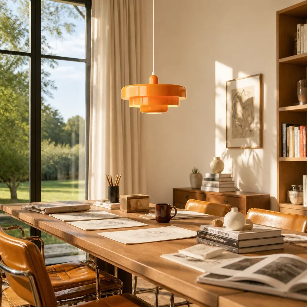 Scandinavian Triple Layer Disc Pendant Light for Kitchen Dining Room Studio - Image 19