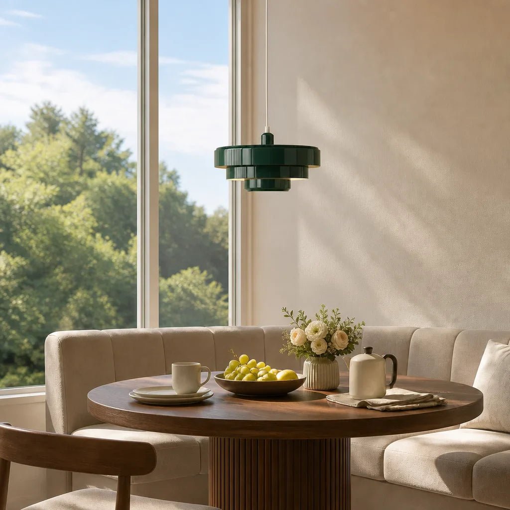 Scandinavian Triple Layer Disc Pendant Light for Kitchen Dining Room Studio - Image 20