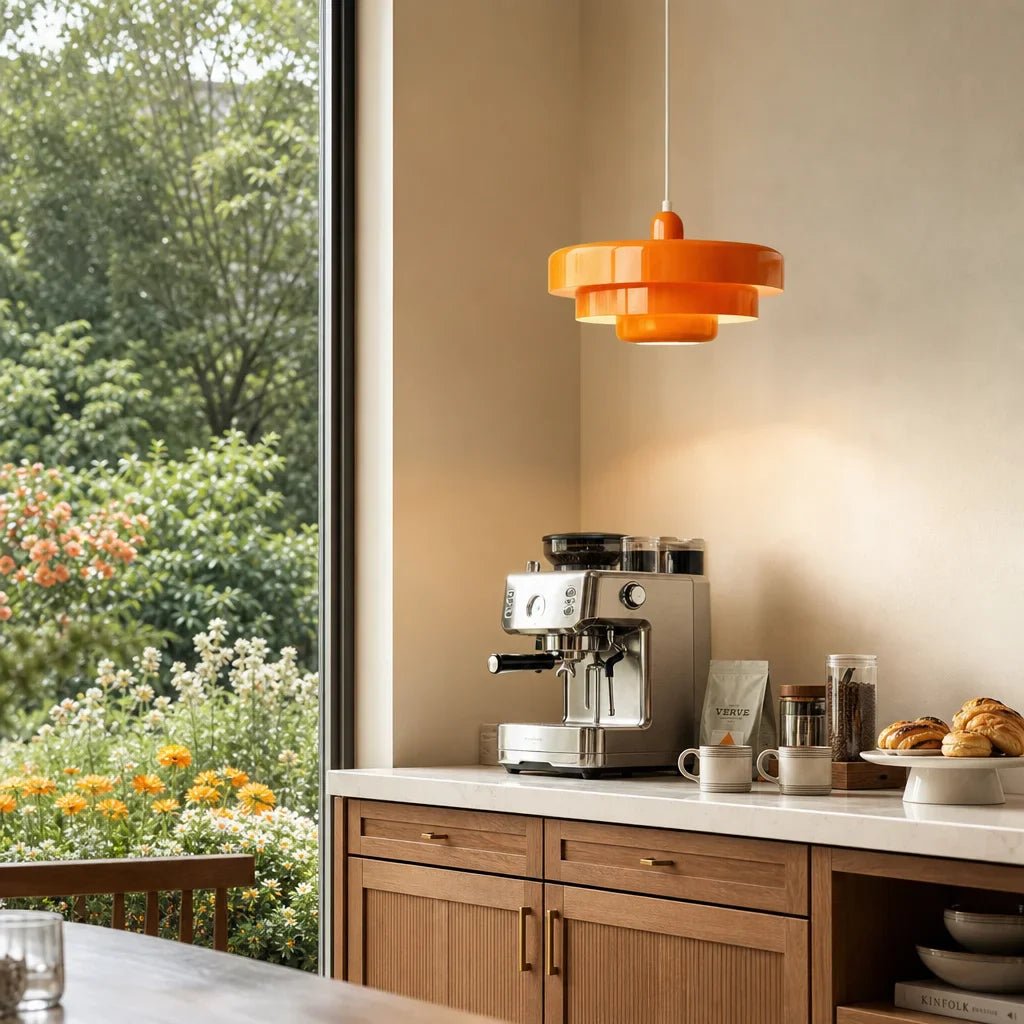 Scandinavian Triple Layer Disc Pendant Light for Kitchen Dining Room Studio - Image 22