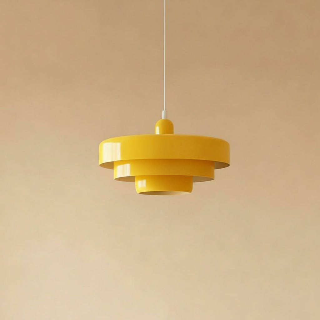 Scandinavian Triple Layer Disc Pendant Light for Kitchen Dining Room Studio - Image 23