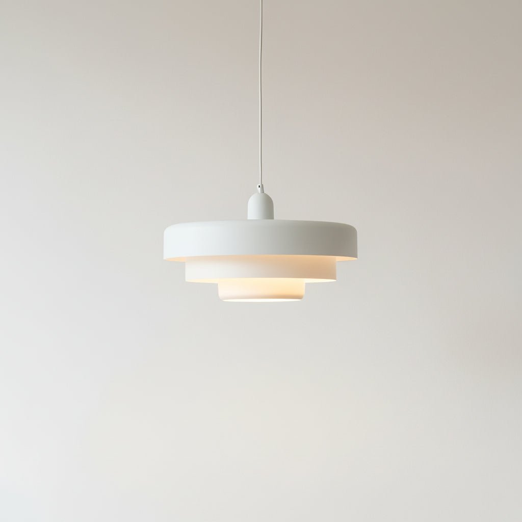 Scandinavian Triple Layer Disc Pendant Light for Kitchen Dining Room Studio - Image 24
