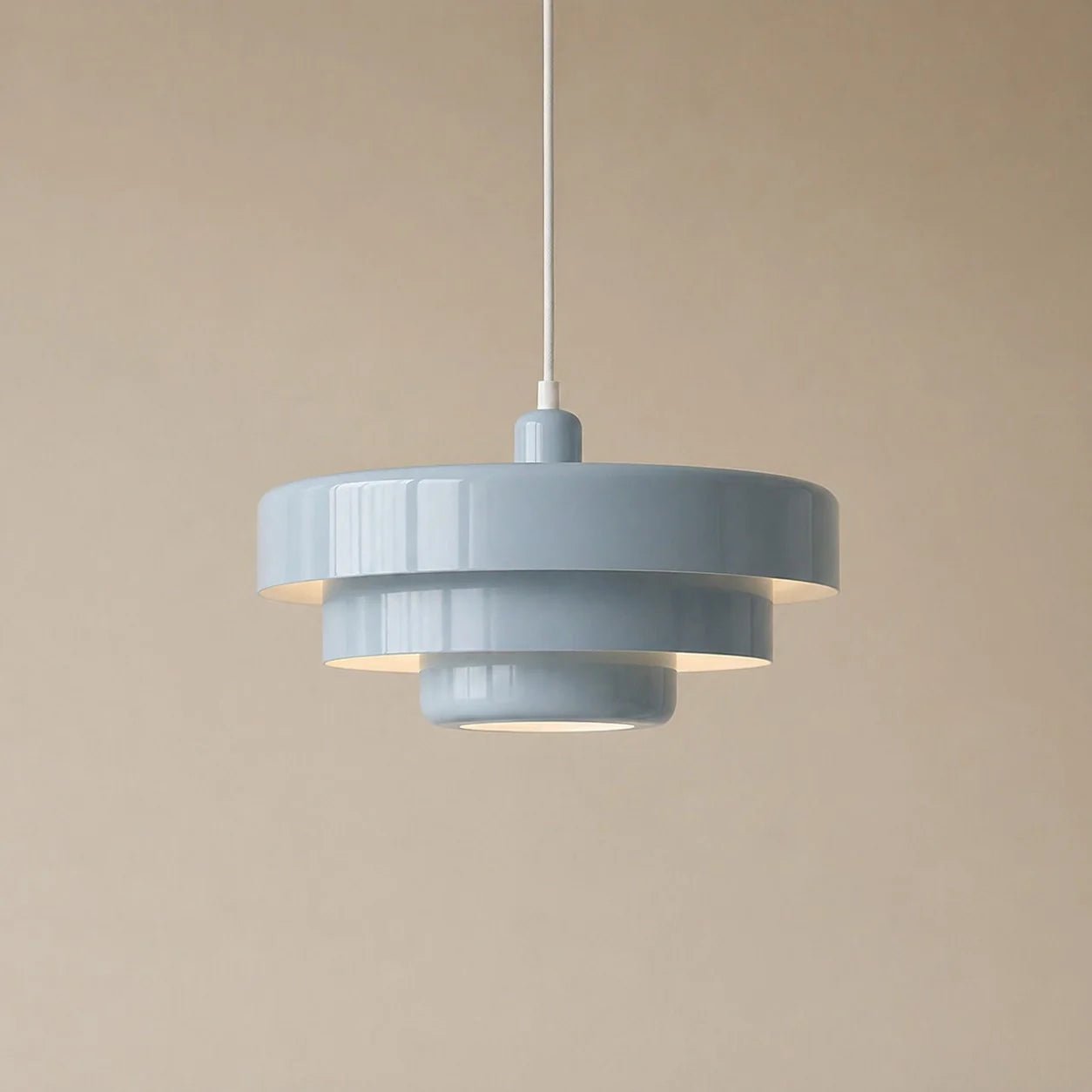 Scandinavian Triple Layer Disc Pendant Light for Kitchen Dining Room Studio - Image 27