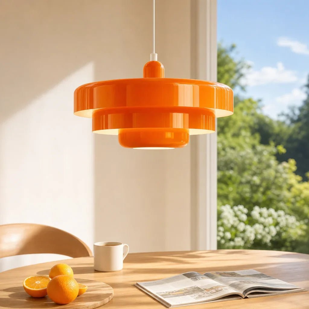 Scandinavian Triple Layer Disc Pendant Light for Kitchen Dining Room Studio - Image 3