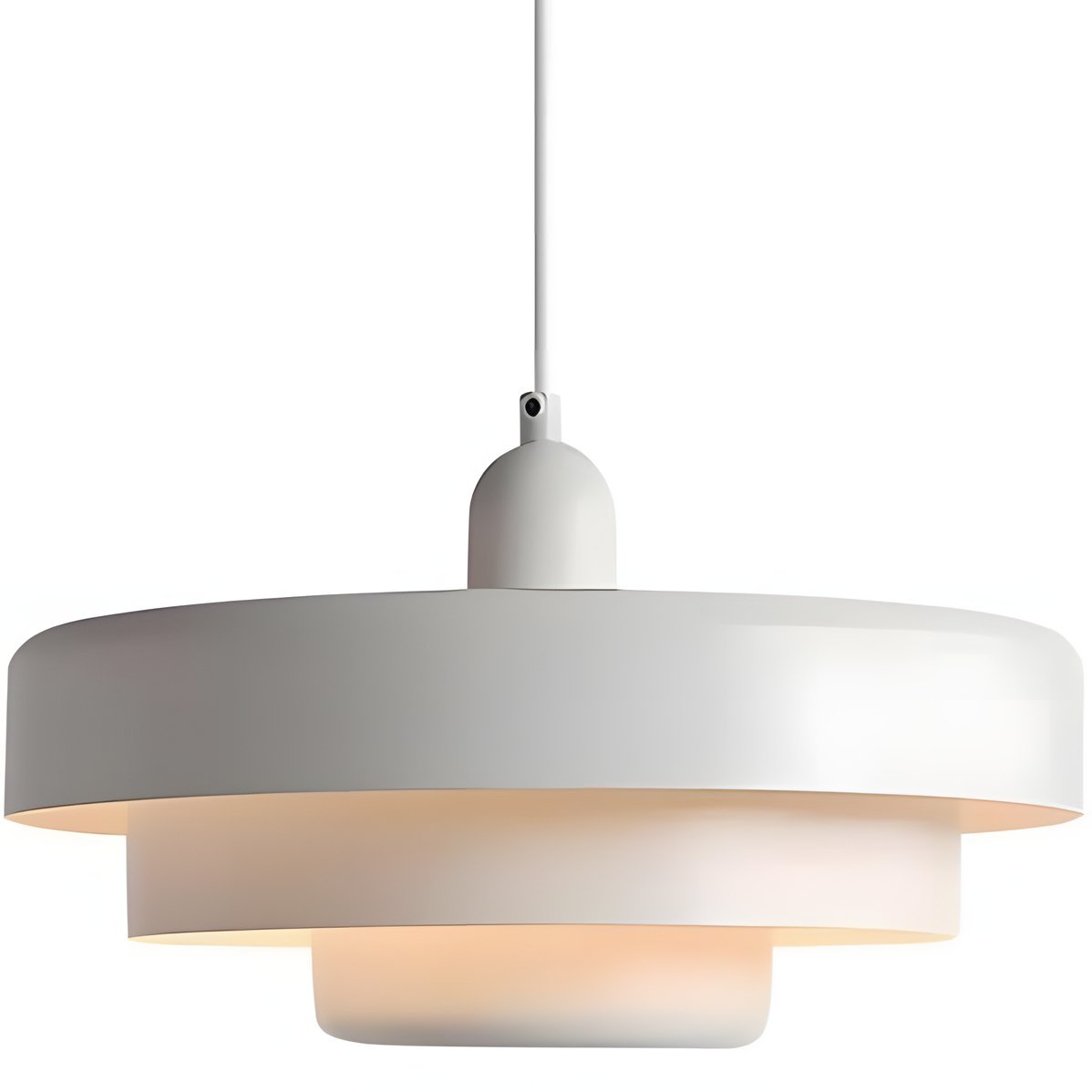 Scandinavian Triple Layer Disc Pendant Light for Kitchen Dining Room Studio - Image 33