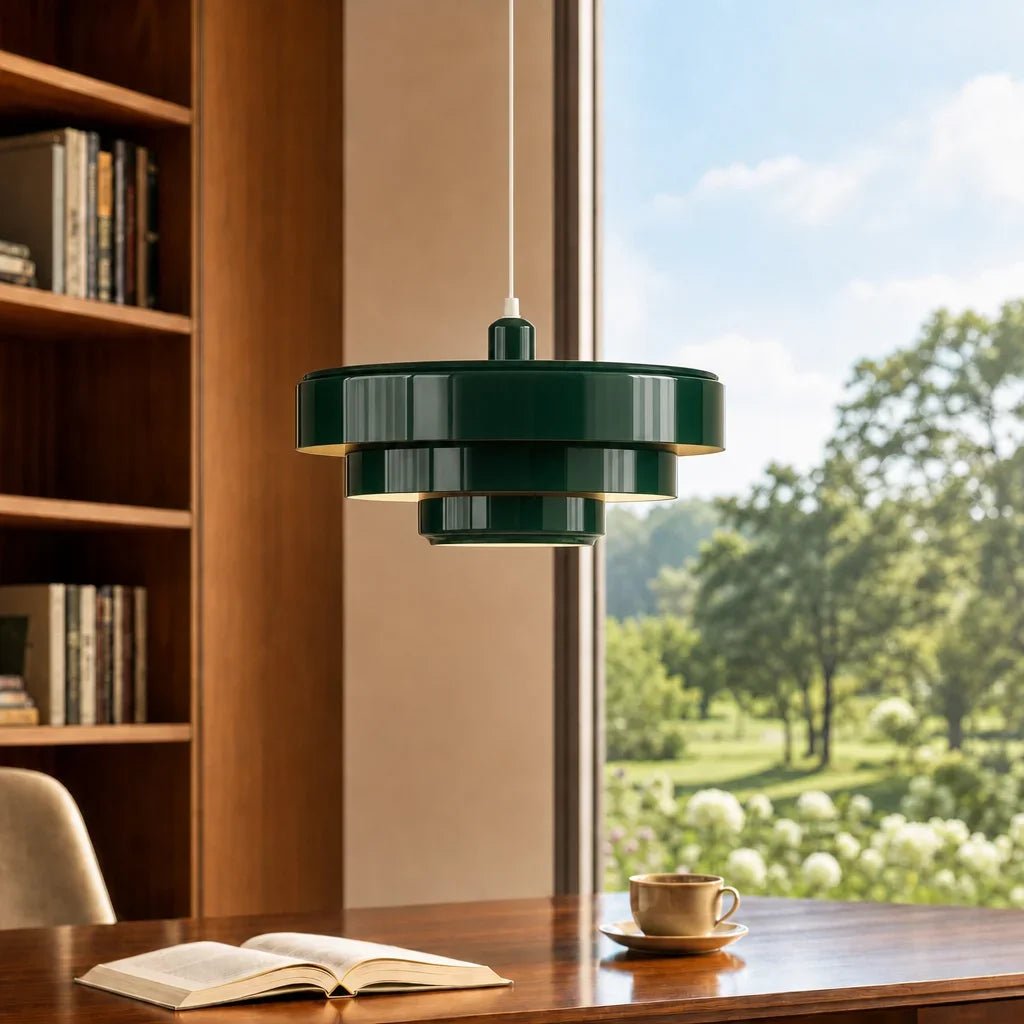 Scandinavian Triple Layer Disc Pendant Light for Kitchen Dining Room Studio - Image 5