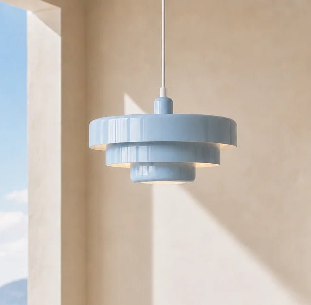 Scandinavian Triple Layer Disc Pendant Light for Kitchen Dining Room Studio - Image 8