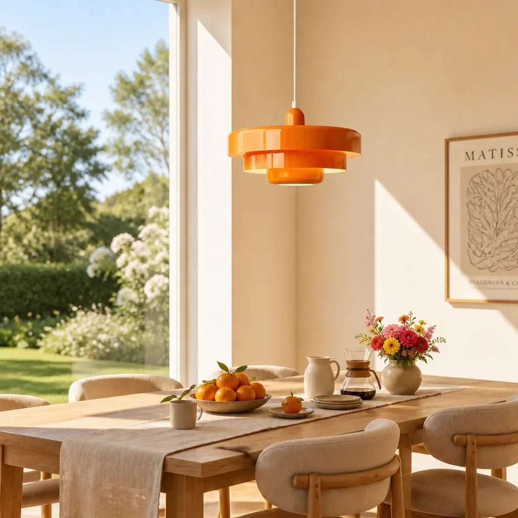 Scandinavian Triple Layer Disc Pendant Light for Kitchen Dining Room Studio - Image 9